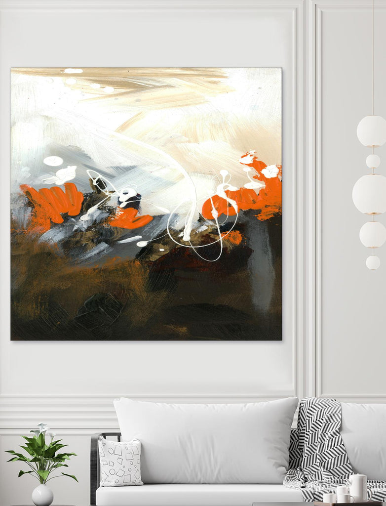 Orange Abstract by Meejlau on GIANT ART - orange abstract