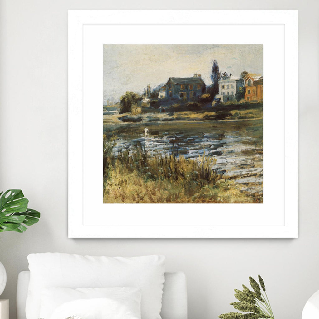 La Seine à Chatou by Auguste Renoir on GIANT ART - green masters rivière