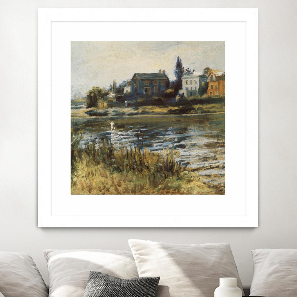La Seine à Chatou by Auguste Renoir on GIANT ART - green masters rivière