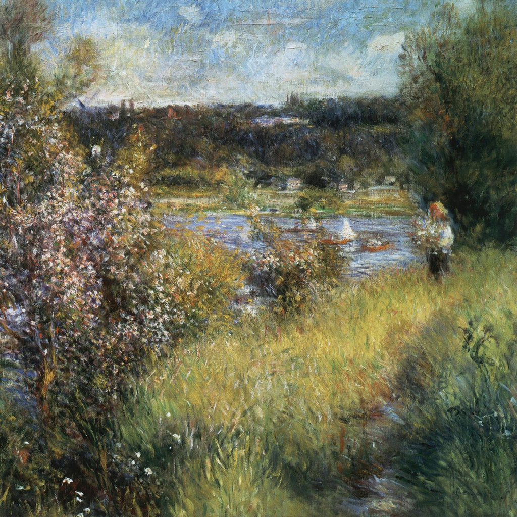 La Seine à Chatou d'Auguste Renoir sur GIANT ART - maîtres verts