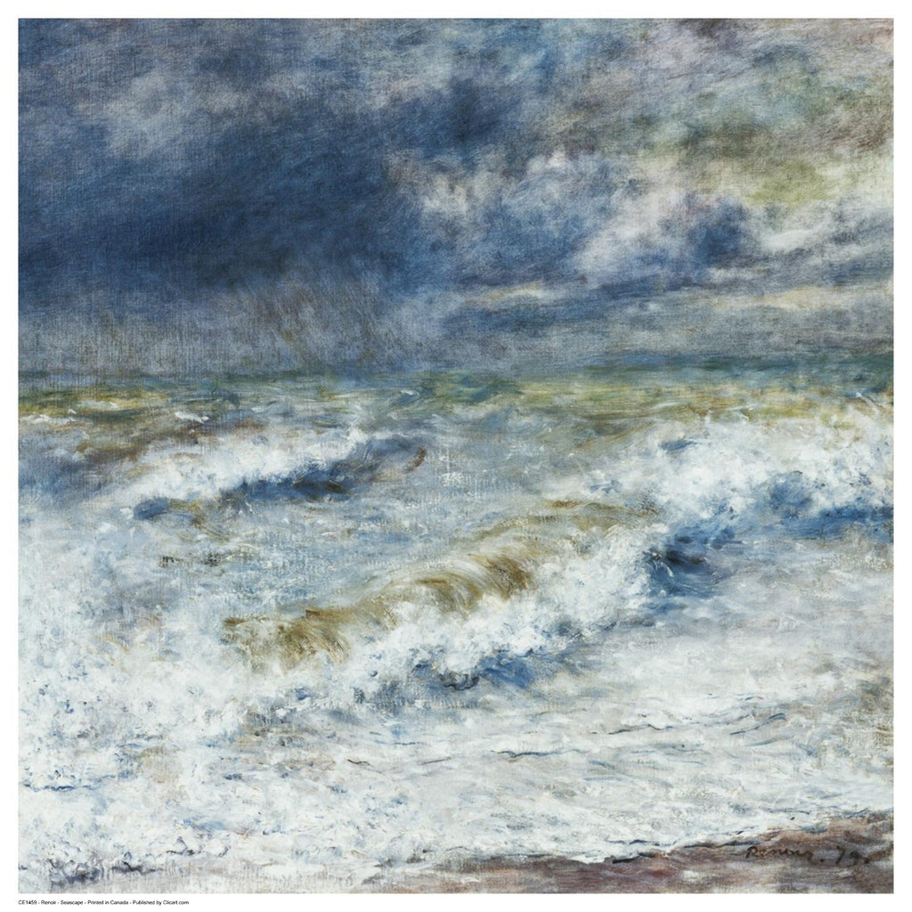 Seascape by Auguste Renoir on GIANT ART - green master