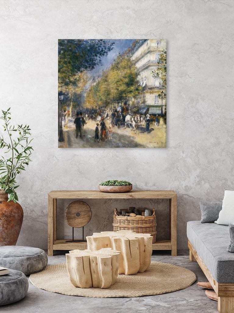 Les grands Boulevards by Pierre-Auguste Renoir on GIANT ART - beige masters ville