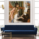 Jeunes filles au piano by Auguste Renoir on GIANT ART - beige figurative young women