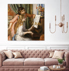 Jeunes filles au piano by Auguste Renoir on GIANT ART - beige figurative young women