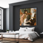 Jeunes filles au piano by Auguste Renoir on GIANT ART - beige figurative young women