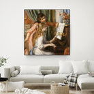 Jeunes filles au piano by Auguste Renoir on GIANT ART - beige figurative young women
