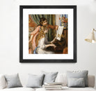 Jeunes filles au piano by Auguste Renoir on GIANT ART - beige figurative young women