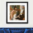 Jeunes filles au piano by Auguste Renoir on GIANT ART - beige figurative young women