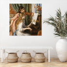 Jeunes filles au piano by Pierre-Auguste Renoir on GIANT ART - beige figurative young women