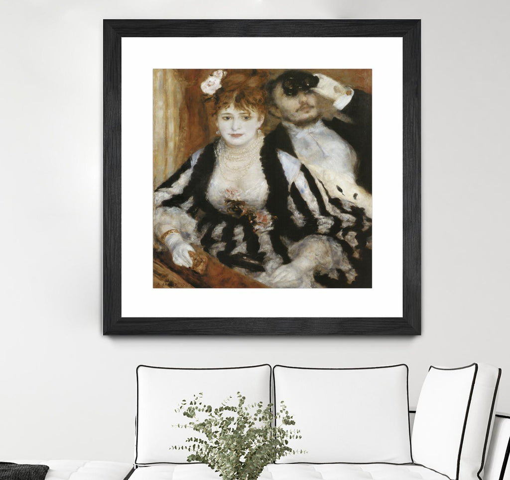 La Loge by Auguste Renoir on GIANT ART - beige figurative homme et femme