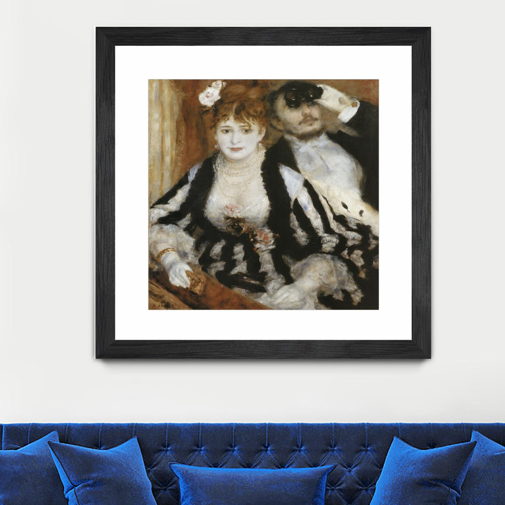 La Loge by Auguste Renoir on GIANT ART - beige figurative homme et femme