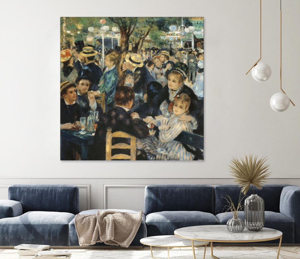 Au bal du moulin de la galette by Auguste Renoir on GIANT ART - beige figurative the party
