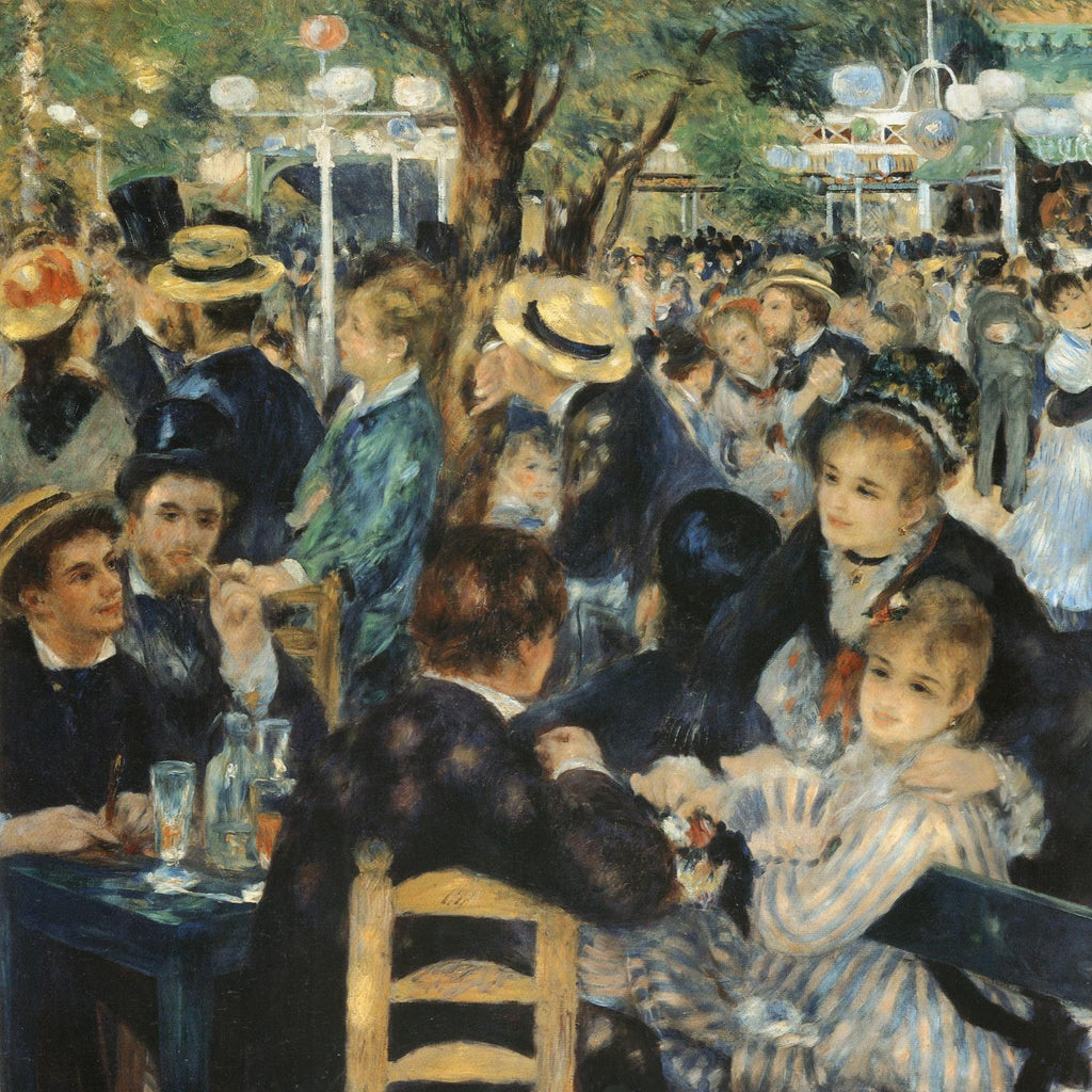 Au bal du moulin de la galette d'Auguste Renoir sur GIANT ART - beige figuratif la fête