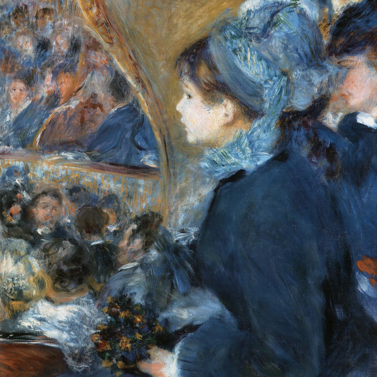 À l'opéra d'Auguste Renoir sur GIANT ART - femme figurative beige