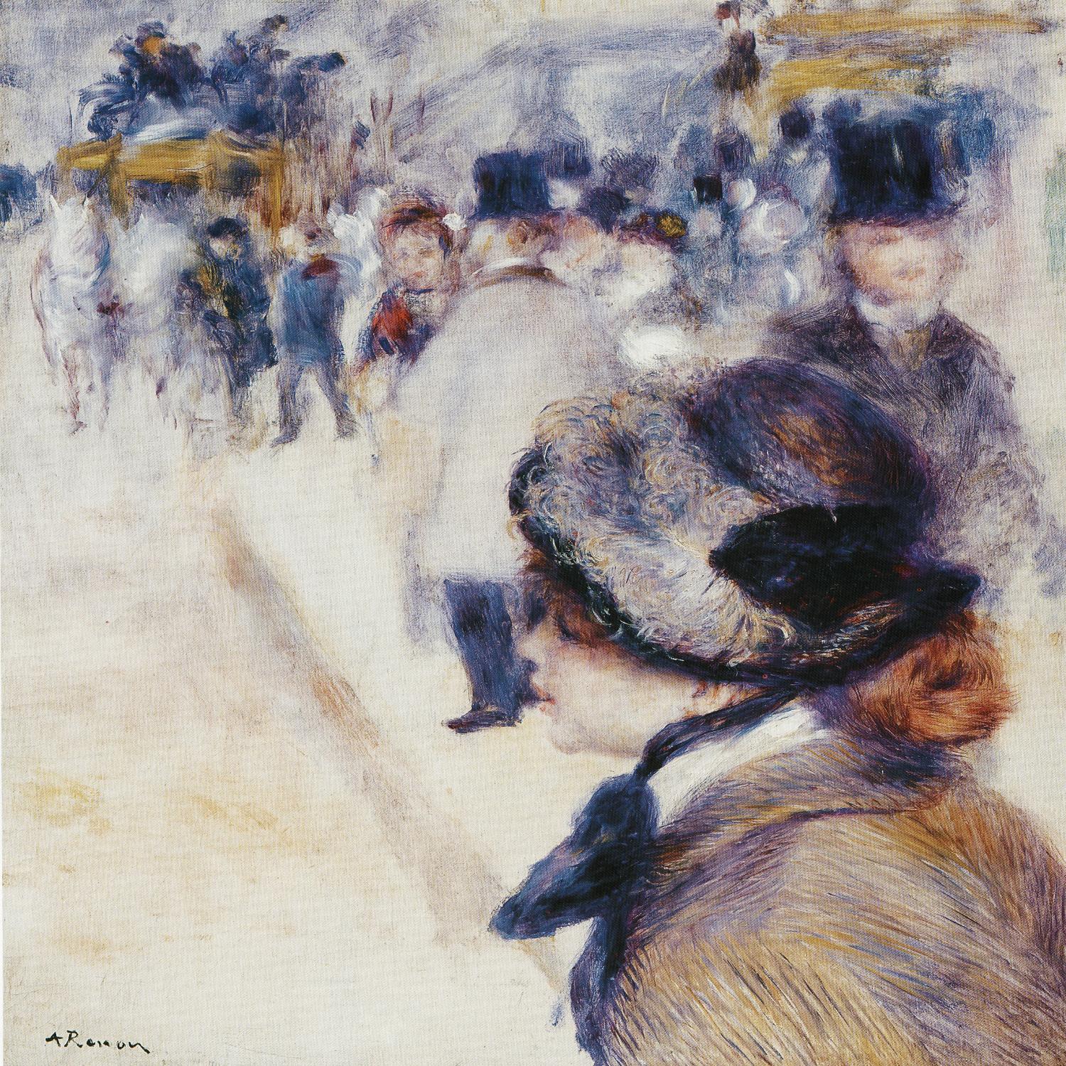 La Place Clichy d'Auguste Renoir sur GIANT ART - beige figuratif renoir