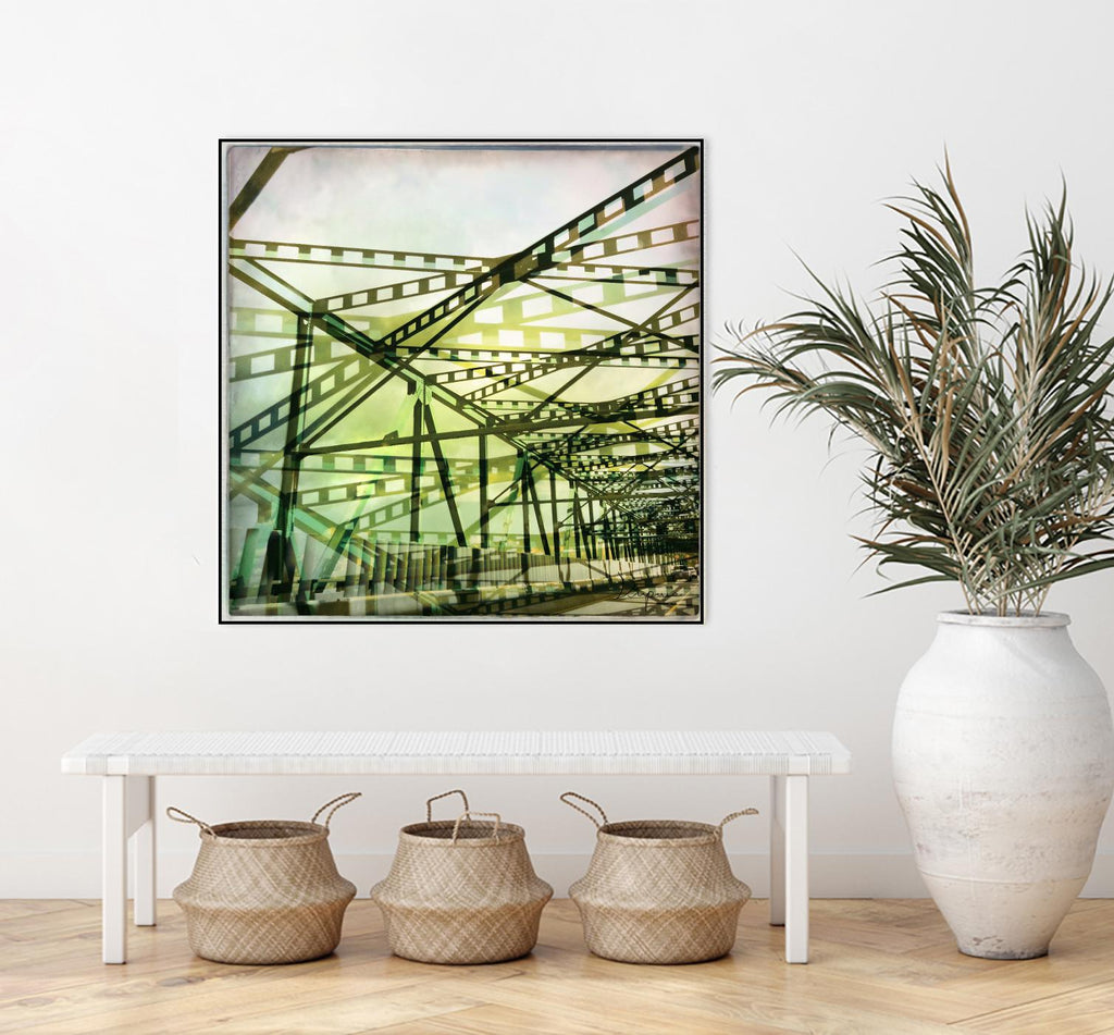 Structure du pont I par Jean-François Dupuis sur GIANT ART - scène de ville grise