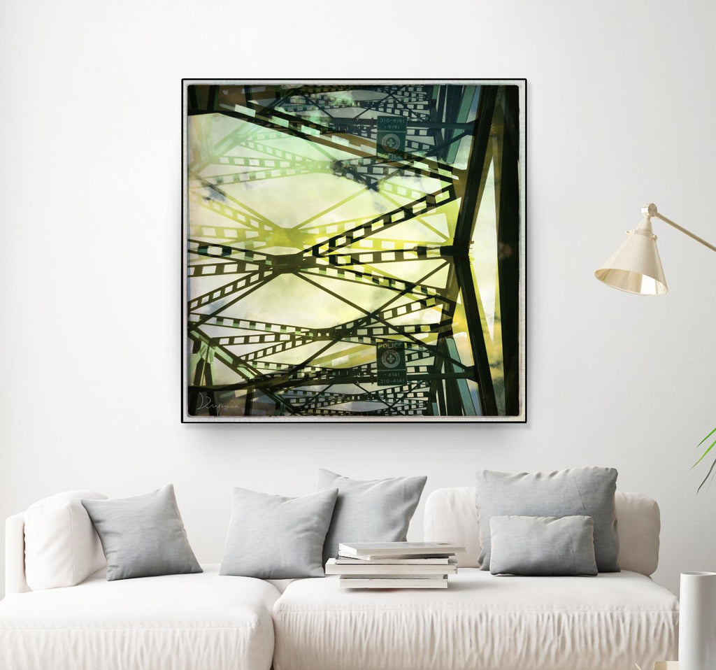 Bridge structure III par Jean-François Dupuis sur GIANT ART - scène de ville grise