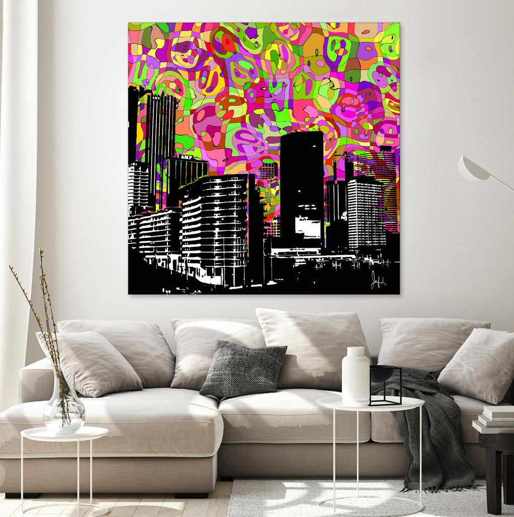 Urban Color III de Jefd sur GIANT ART - black pop art - alternatif