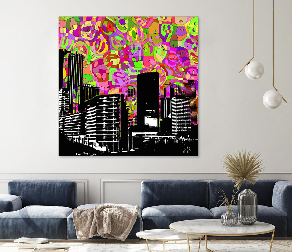 Urban Color III de Jefd sur GIANT ART - black pop art - alternatif