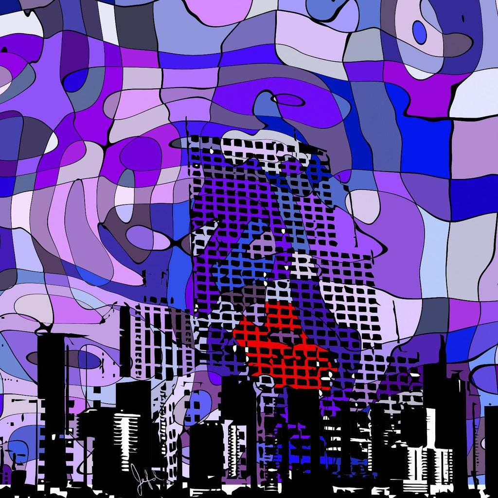 Urban Color IV de Jefd sur GIANT ART - black pop art - alternatif
