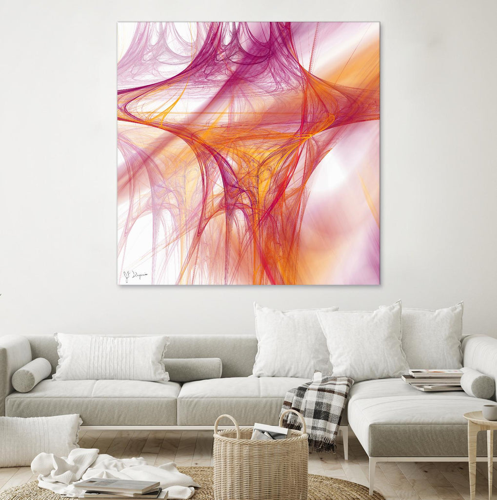 Mutation II by Jean-François Dupuis on GIANT ART - pink abstract