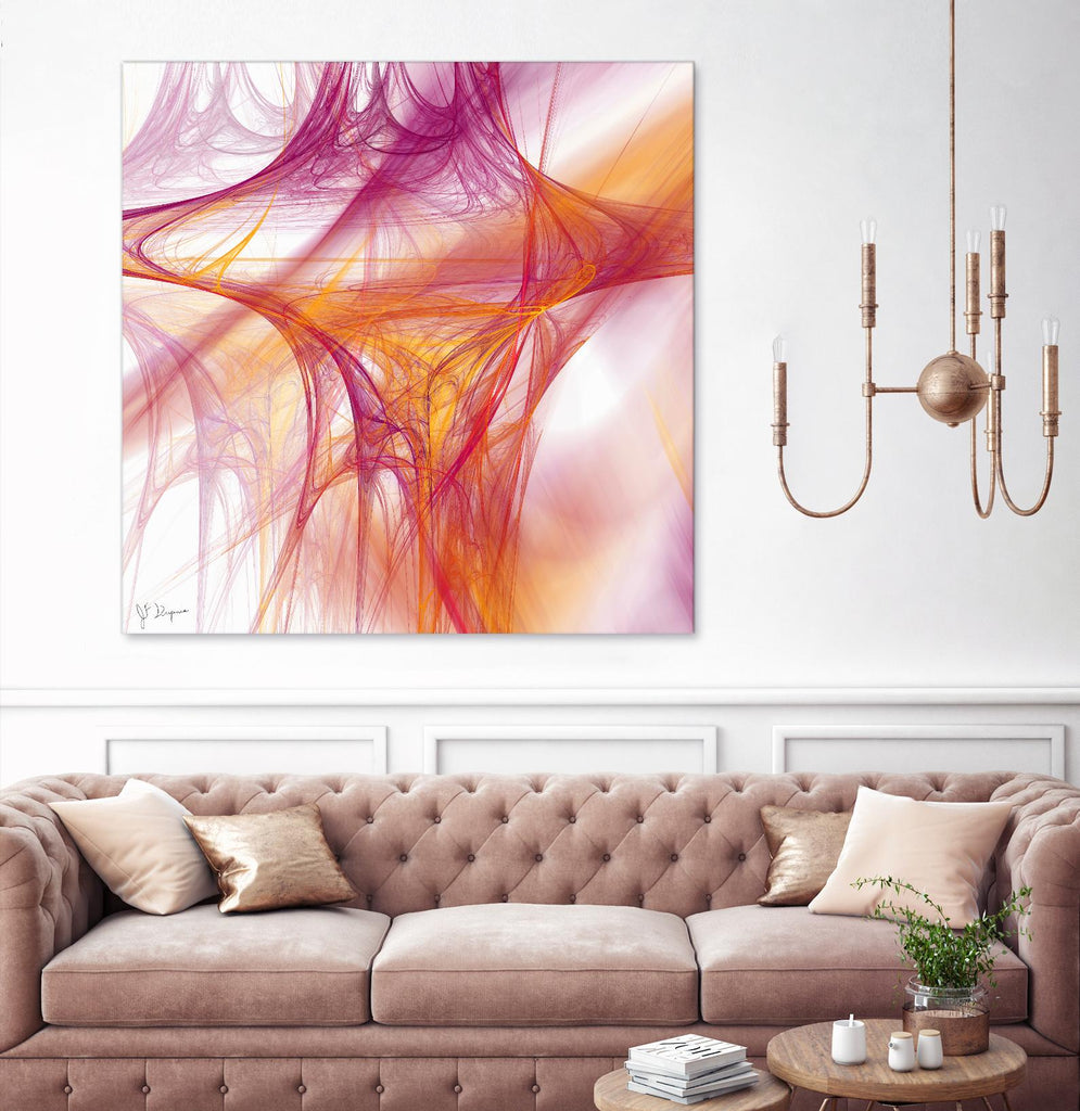 Mutation II by Jean-François Dupuis on GIANT ART - pink abstract
