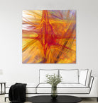 Mutation VI by Jean-François Dupuis on GIANT ART - yellow abstract