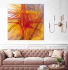 Mutation VI by Jean-François Dupuis on GIANT ART - yellow abstract