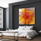 Mutation VI by Jean-François Dupuis on GIANT ART - yellow abstract