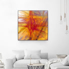 Mutation VI by Jean-François Dupuis on GIANT ART - yellow abstract