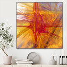 Mutation VI by Jean-François Dupuis on GIANT ART - yellow abstract