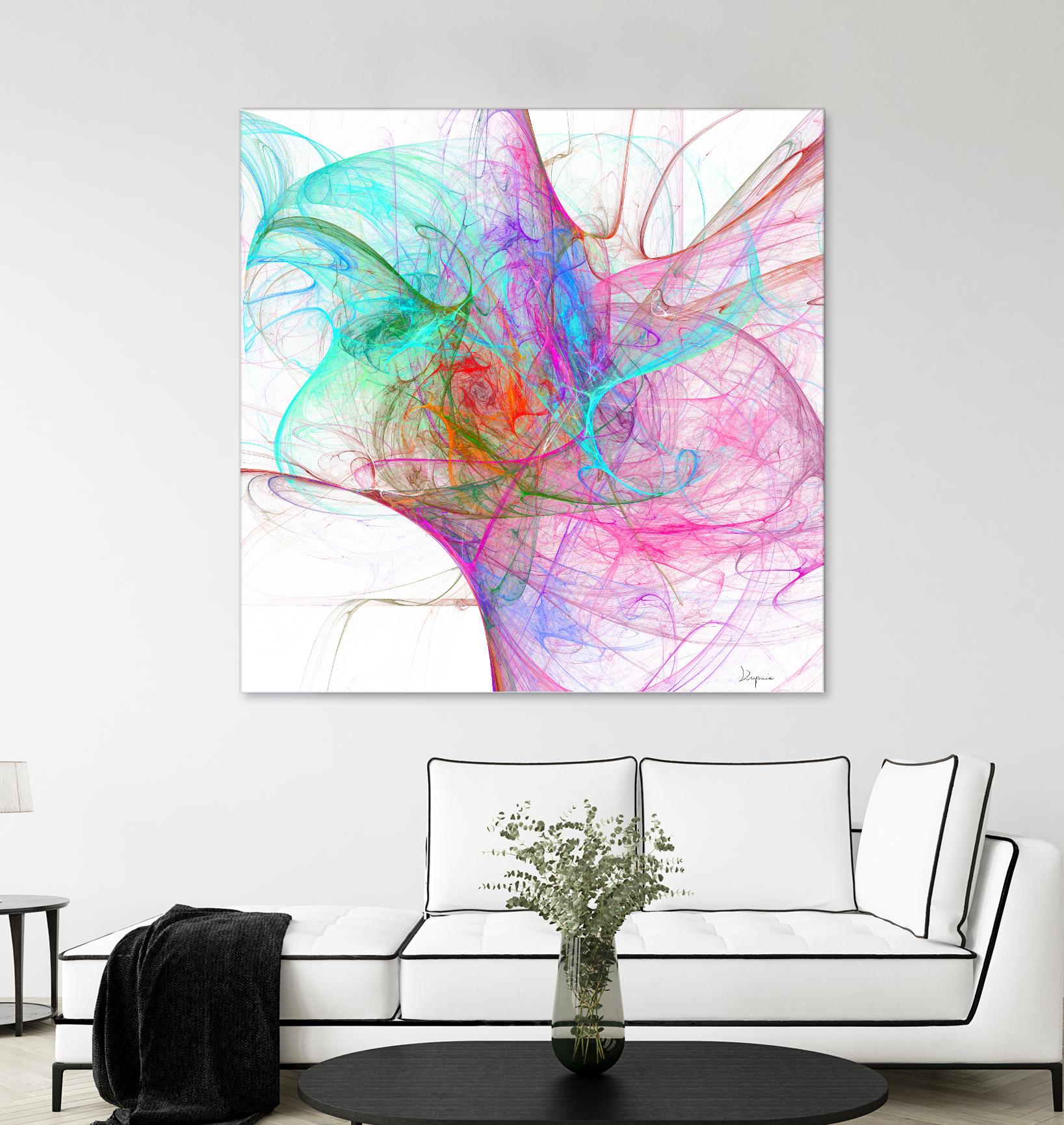 Fractalis I by Jean-François Dupuis on GIANT ART - pink digital québécois