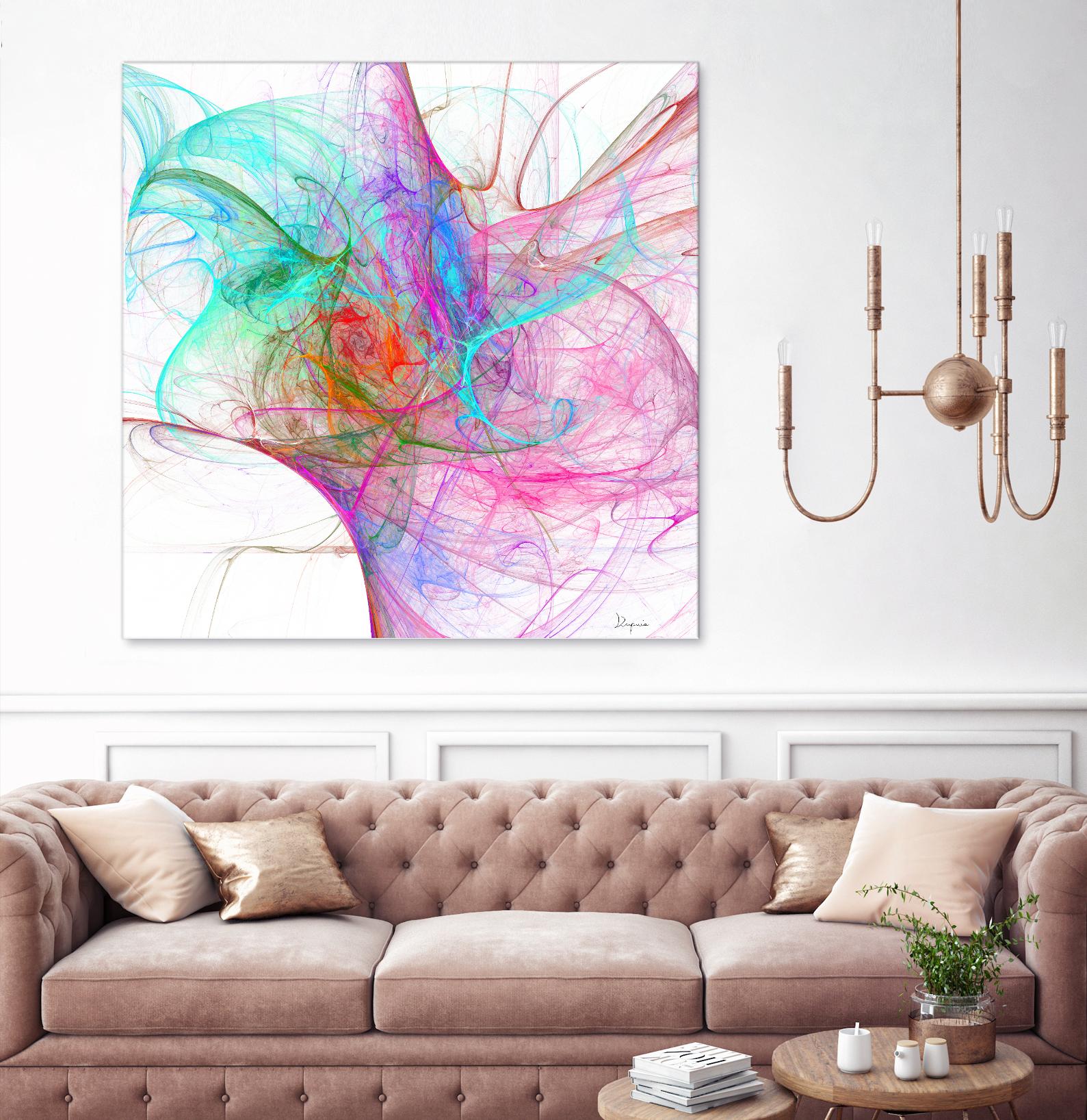 Fractalis I by Jean-François Dupuis on GIANT ART - pink digital québécois