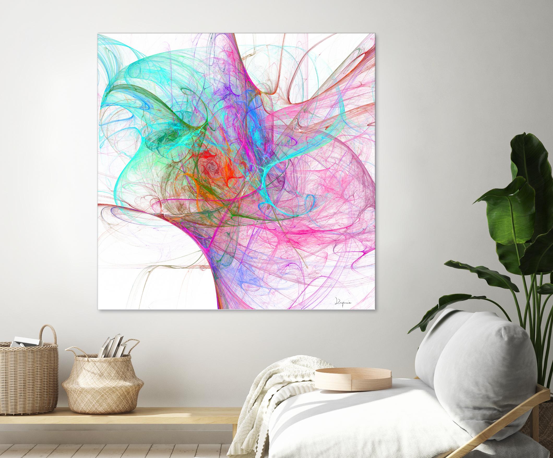 Fractalis I by Jean-François Dupuis on GIANT ART - pink digital québécois