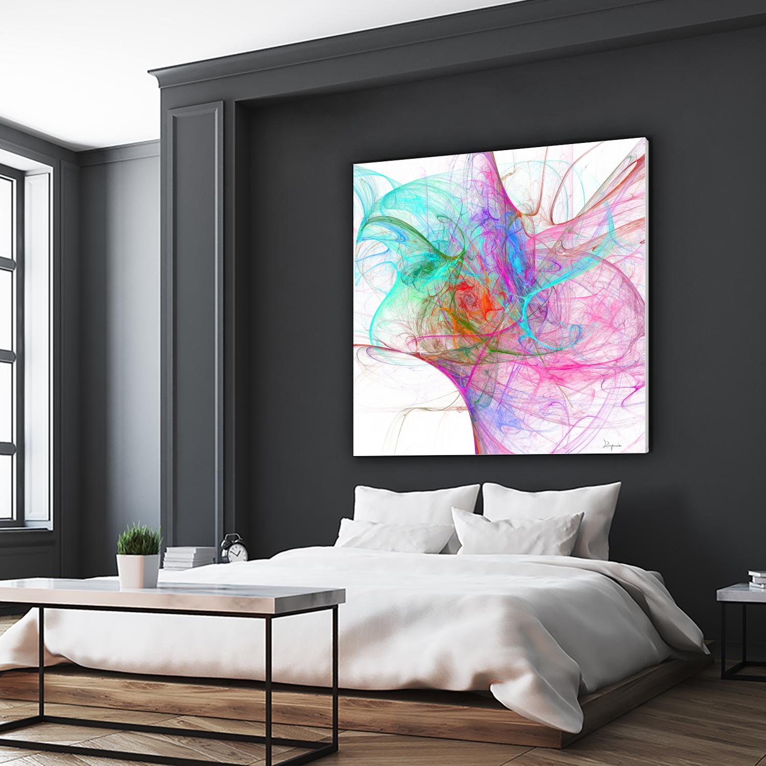 Fractalis I by Jean-François Dupuis on GIANT ART - pink digital québécois