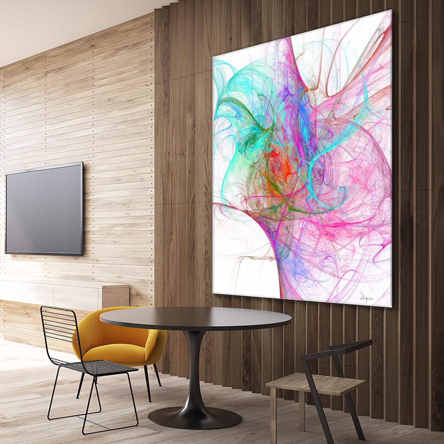 Fractalis I by Jean-François Dupuis on GIANT ART - pink digital québécois