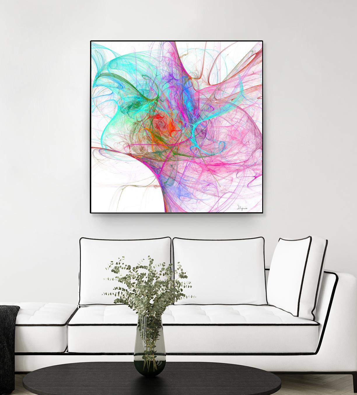 Fractalis I by Jean-François Dupuis on GIANT ART - pink digital québécois