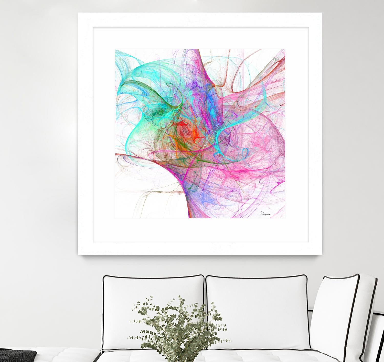 Fractalis I by Jean-François Dupuis on GIANT ART - pink digital québécois