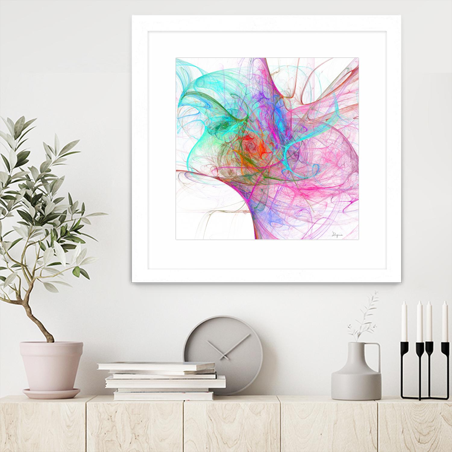 Fractalis I by Jean-François Dupuis on GIANT ART - pink digital québécois