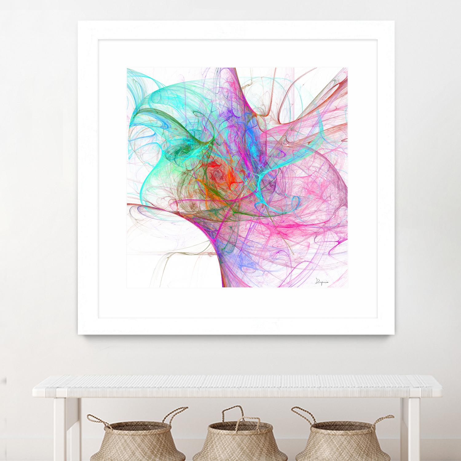 Fractalis I by Jean-François Dupuis on GIANT ART - pink digital québécois