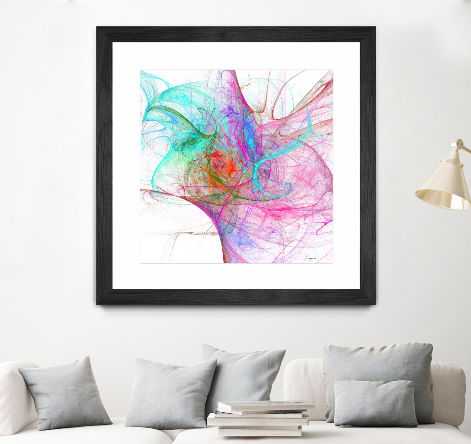 Fractalis I by Jean-François Dupuis on GIANT ART - pink digital québécois