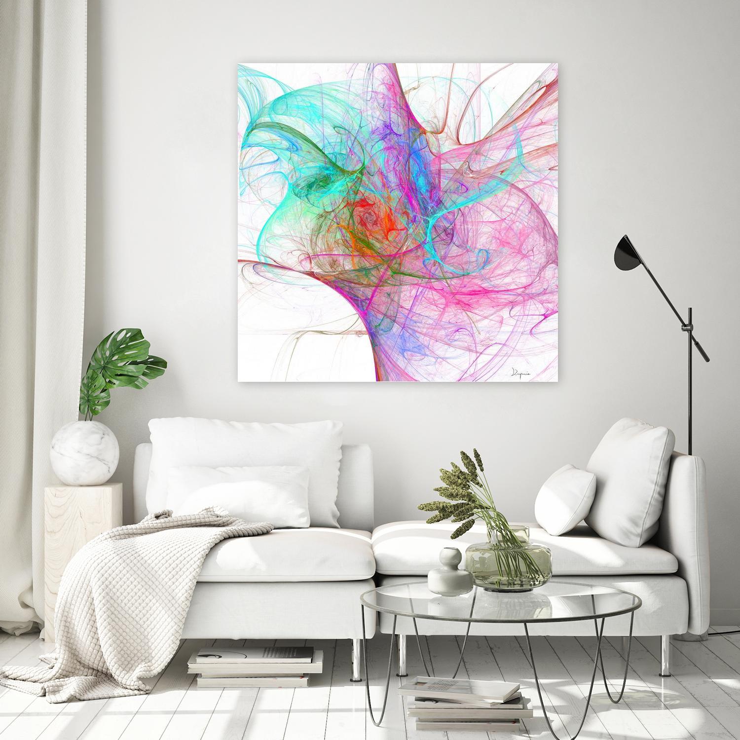 Fractalis I by Jean-François Dupuis on GIANT ART - pink digital québécois