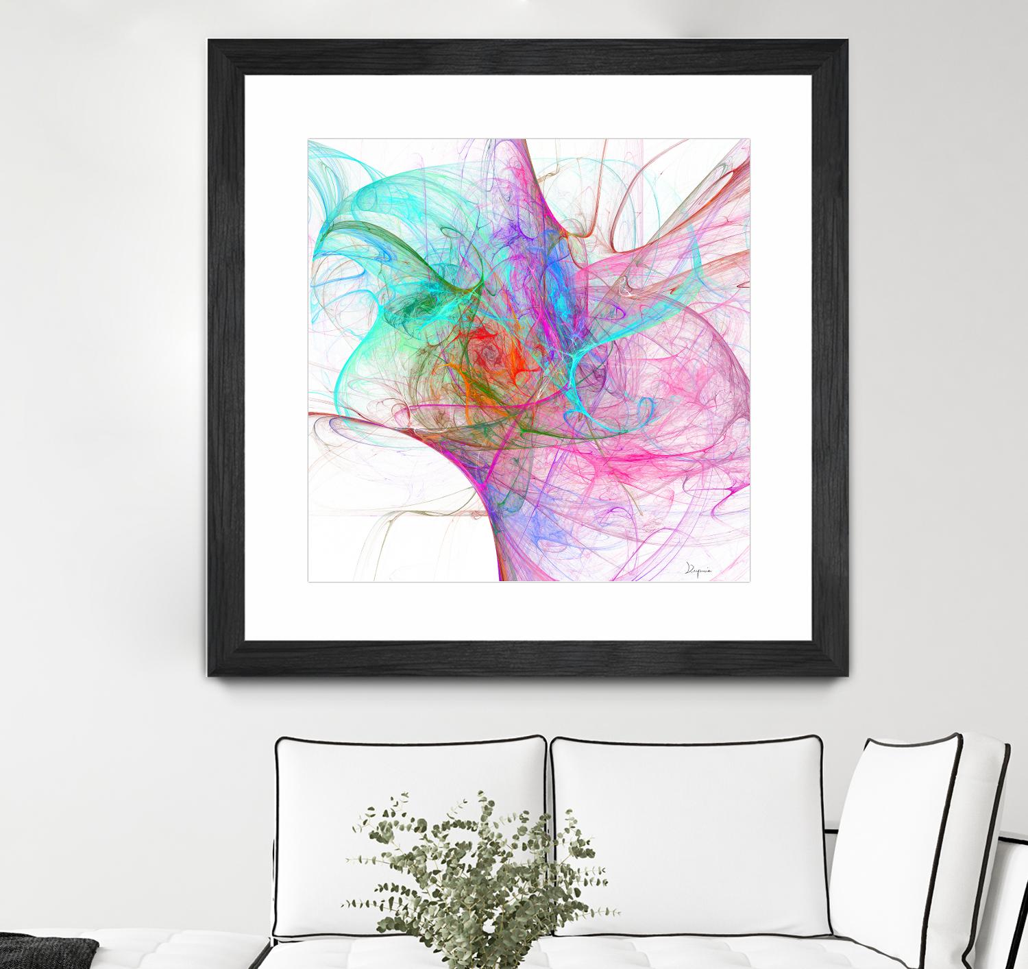 Fractalis I by Jean-François Dupuis on GIANT ART - pink digital québécois