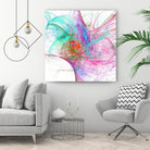 Fractalis I by Jean-François Dupuis on GIANT ART - pink digital québécois