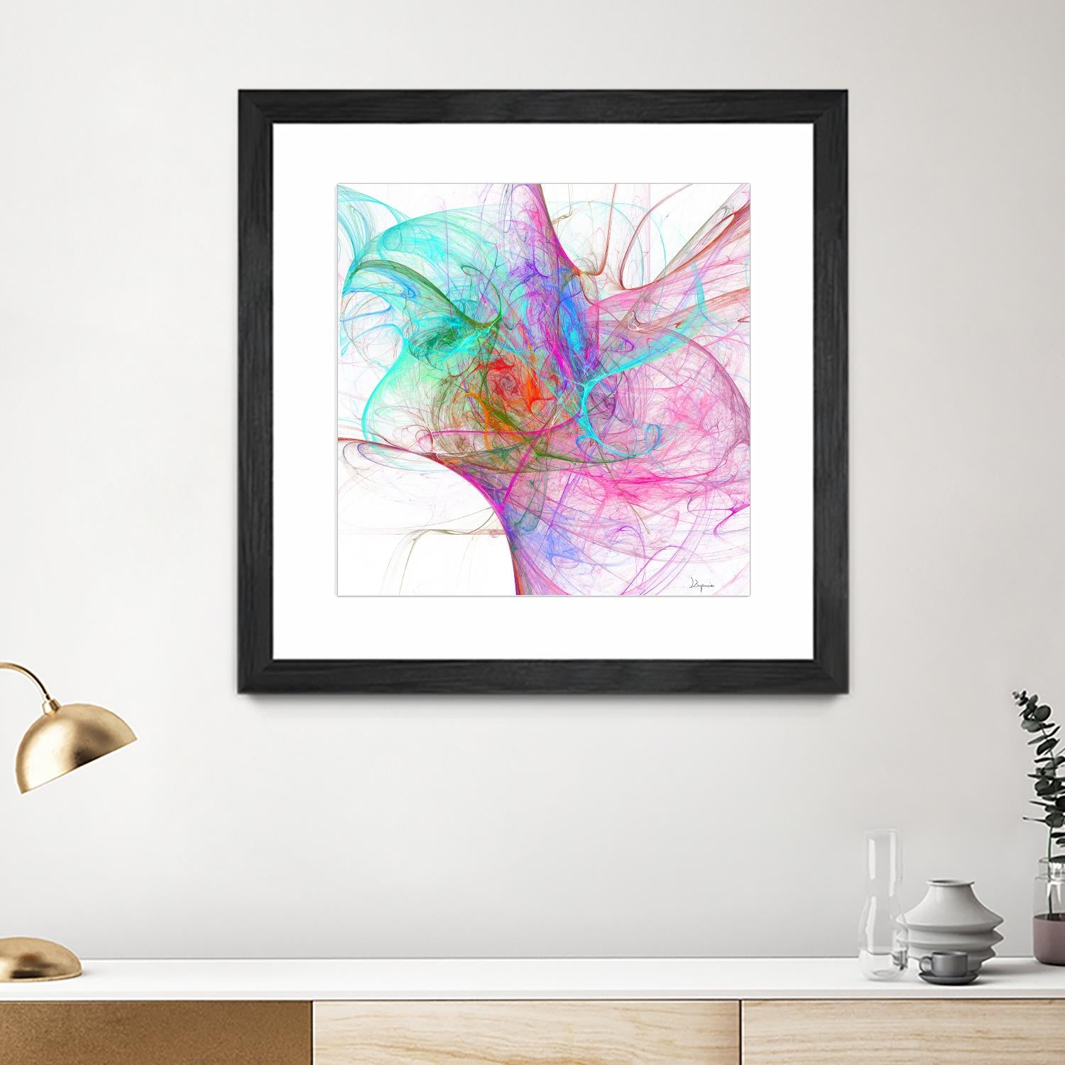 Fractalis I by Jean-François Dupuis on GIANT ART - pink digital québécois