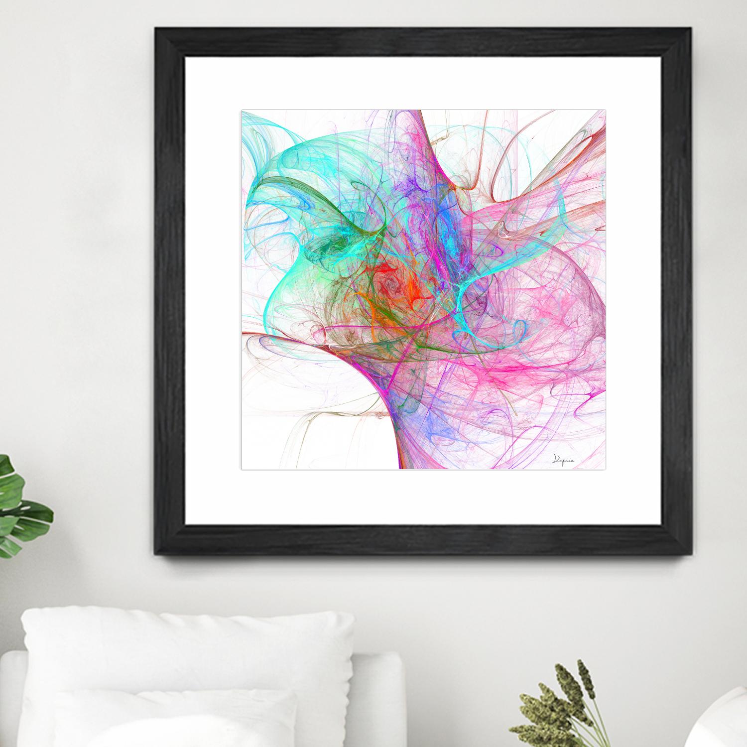 Fractalis I by Jean-François Dupuis on GIANT ART - pink digital québécois