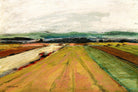 Colored Fields II by Jacques Clement on GIANT ART - yellow landscape