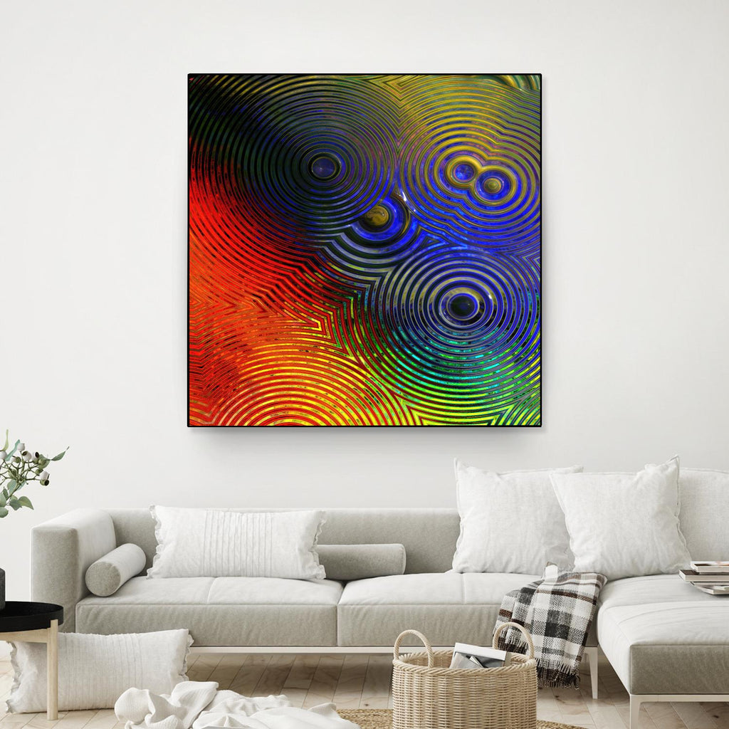 Colorful Abstract I by Jean-François Dupuis on GIANT ART - blue abstract
