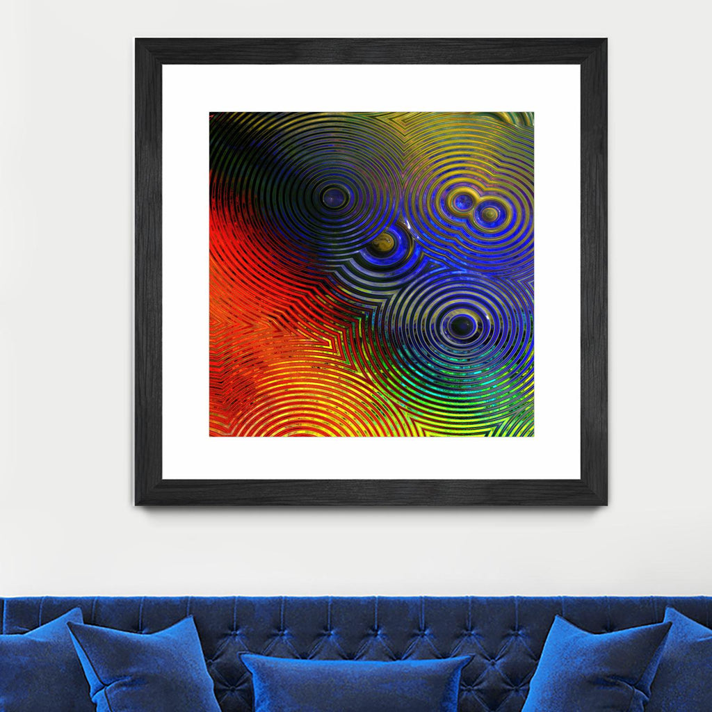 Colorful Abstract I by Jean-François Dupuis on GIANT ART - blue abstract