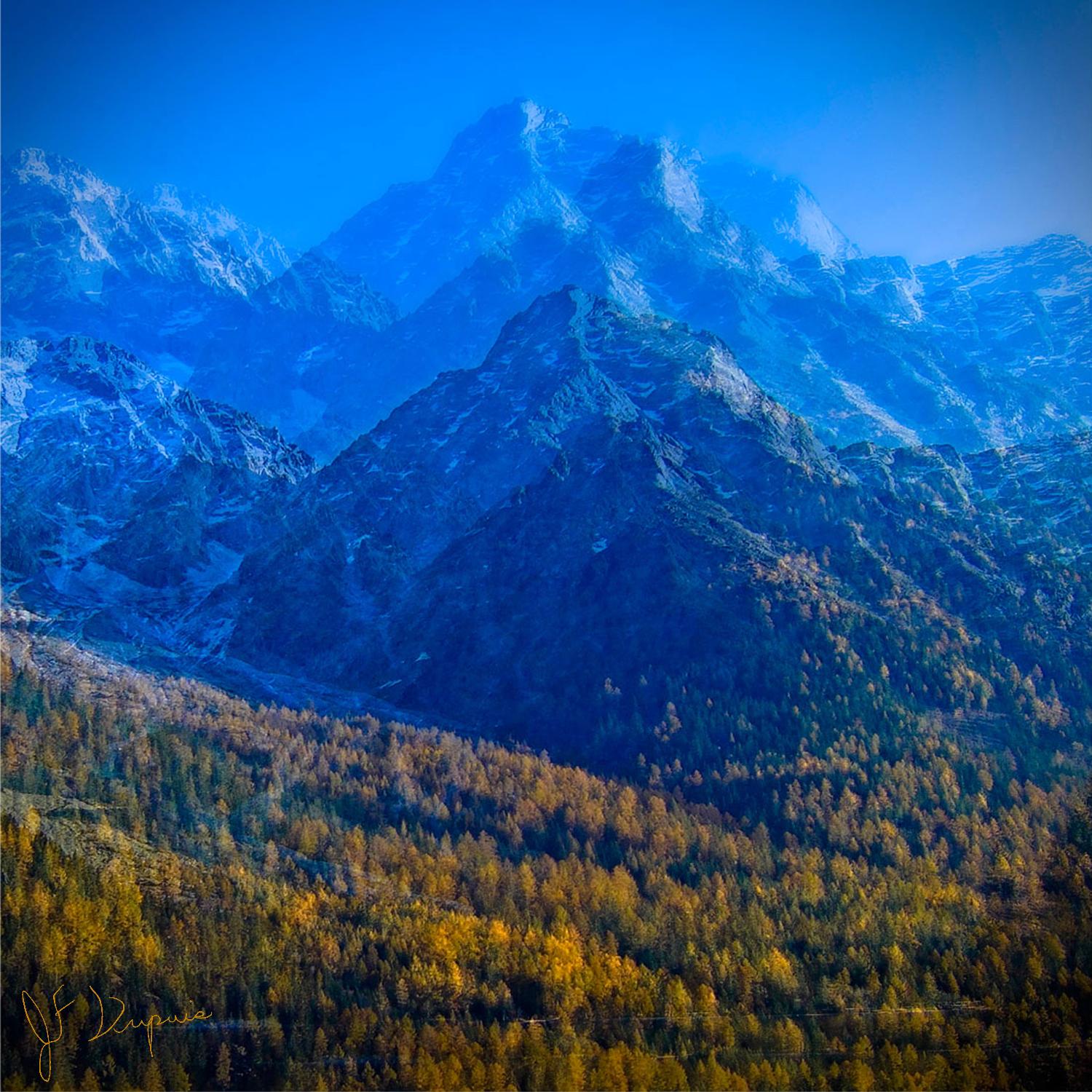 King of the mountain II by Jean-François Dupuis on GIANT ART - brown landscape